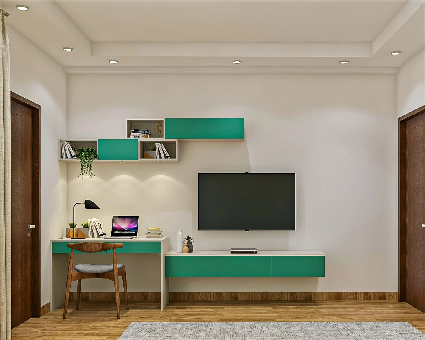 Compact Guest Room Design With Contemporary Interiors