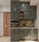 Compact Parallel Kitchen