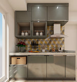 Compact Parallel Kitchen
