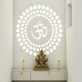 Classic Spacious Pooja Room Design with Light Palette
