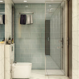 Contemporary Bathroom Design With Printed Tiles