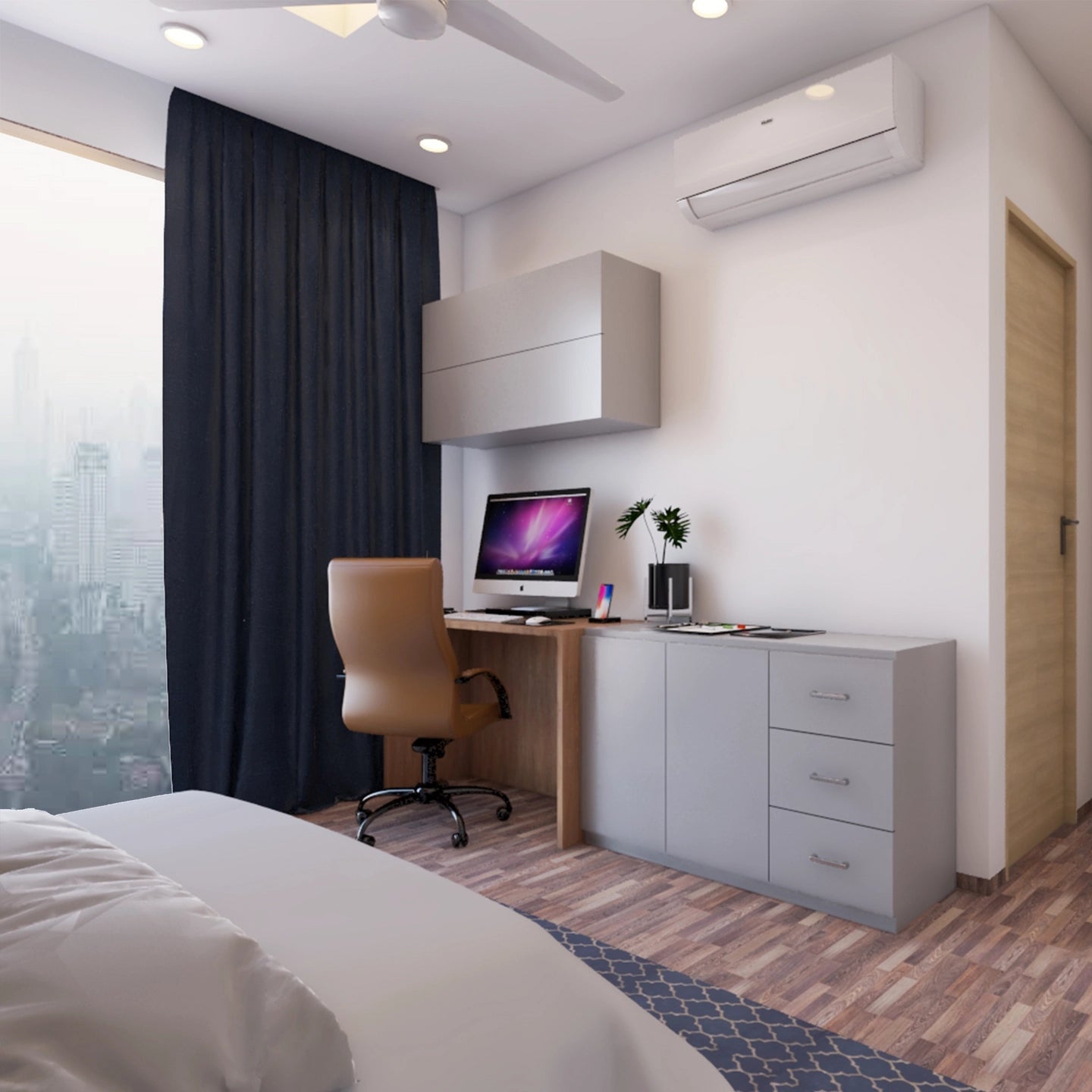 Classic Multifunctional Guest Room Design