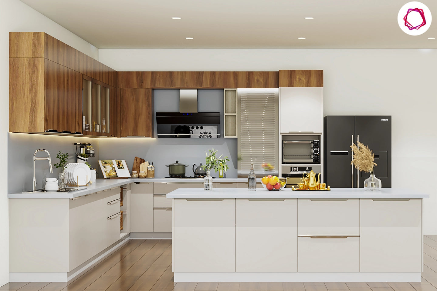 Classic Style Spacious Premium Modular Kitchen