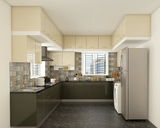 Contemporary Compact Modular Kitchen