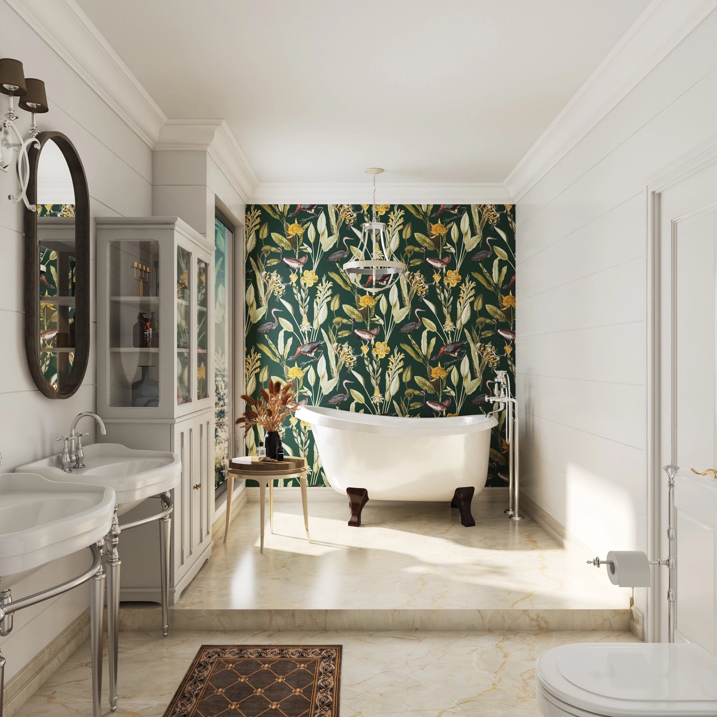 Spacious Bathroom With Max Storage