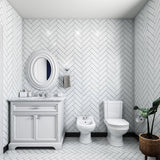 Spacious Luxury Bathroom With Shower and Tub