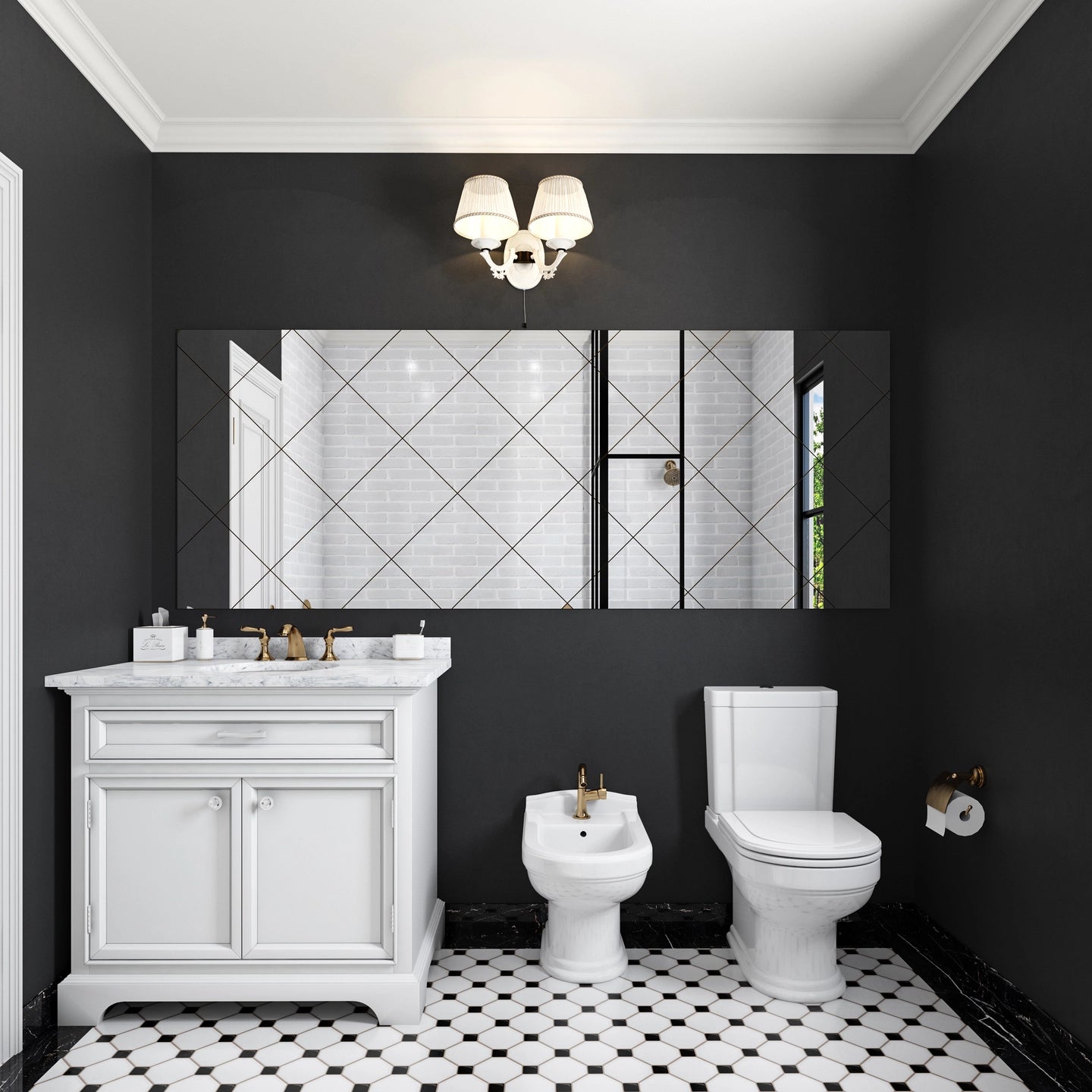 Luxury Bathroom With Separate Tub Area
