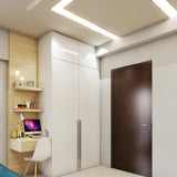 Compact Sized Modern Style Master Bedroom