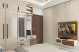 Compact Size Contemporary Style Master Bedroom