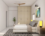 Compact Guest Bedroom Design With White Bed