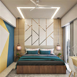 Compact Sized Modern Style Master Bedroom