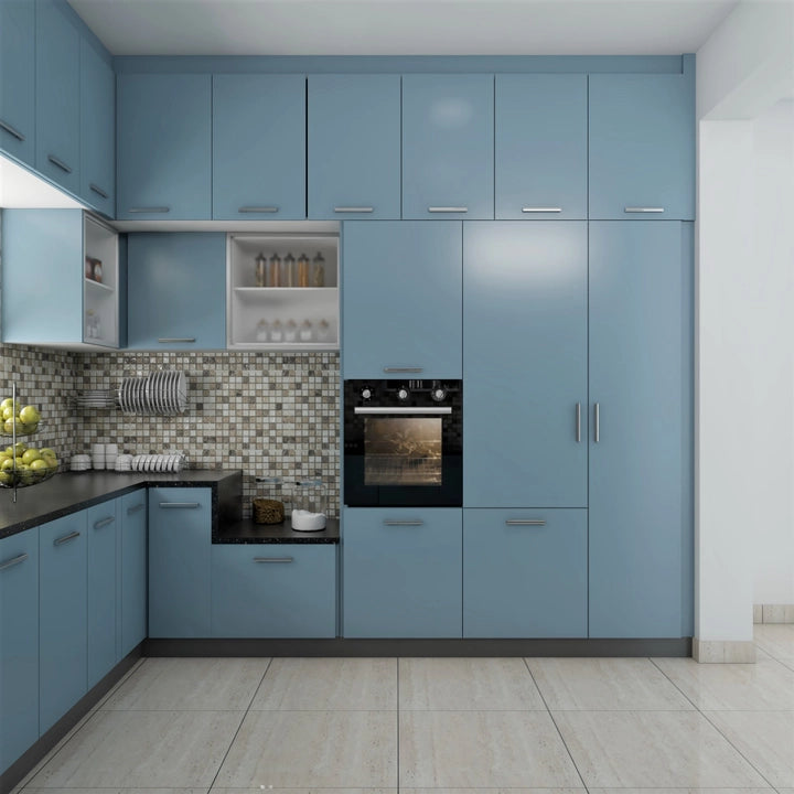 Blue-Toned Aesthetic Kitchen