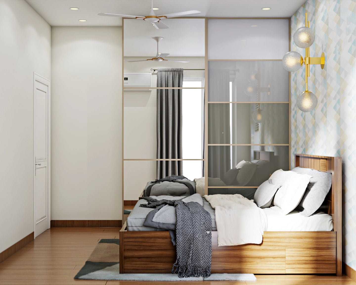 Classic Style Spacious Convenient Master Bedroom