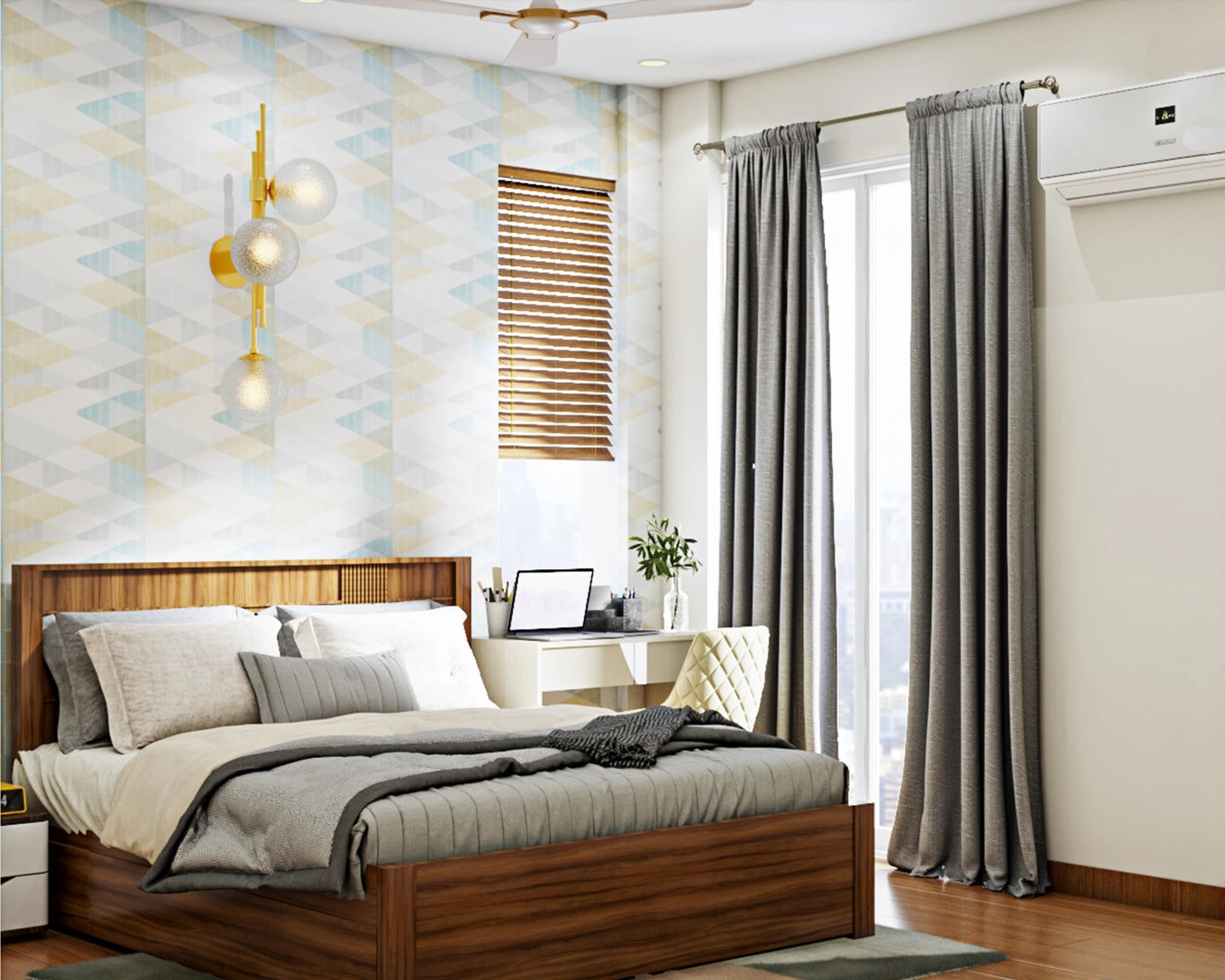 Classic Style Spacious Convenient Master Bedroom