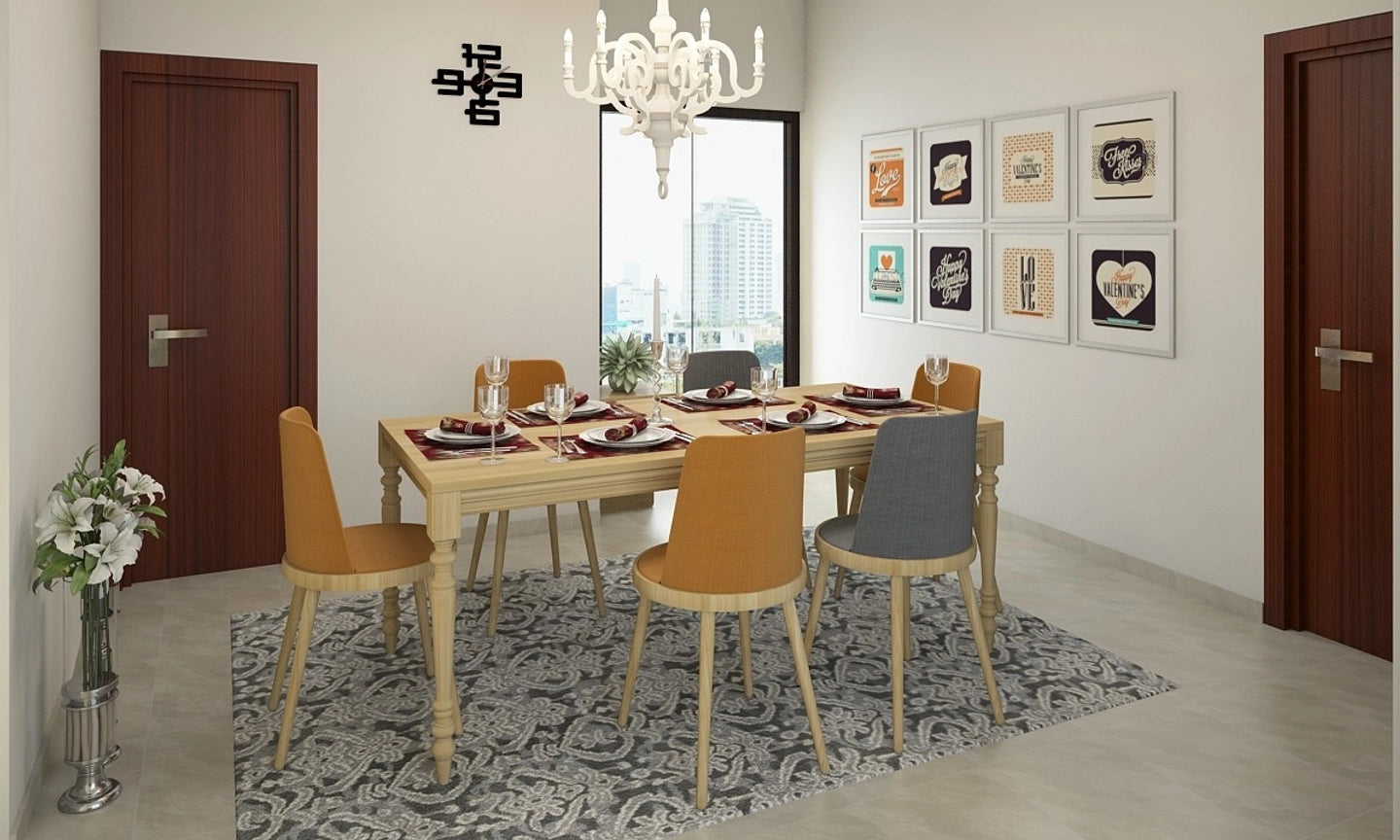 Classical Fusion Dining Room