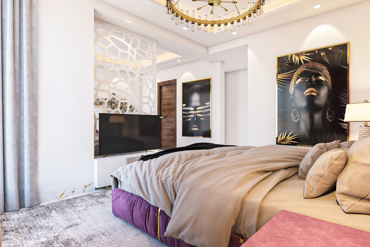 Classic Styled Spacious Master Bedroom