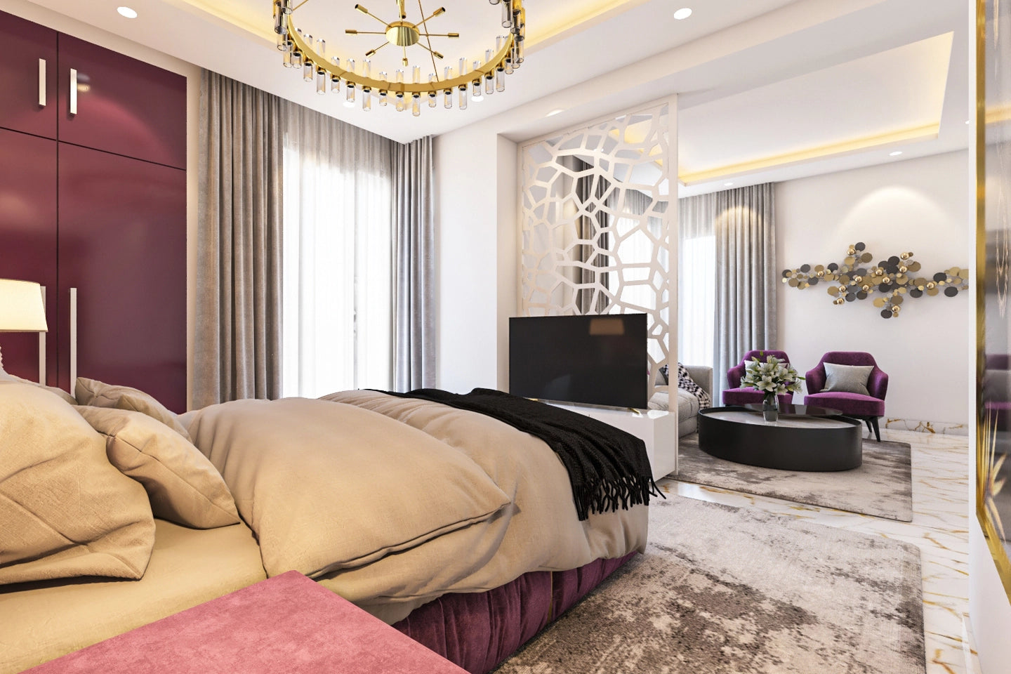 Classic Styled Spacious Master Bedroom