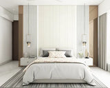 Classic Subtle Toned Master Bedroom Design With Spacious Interiors