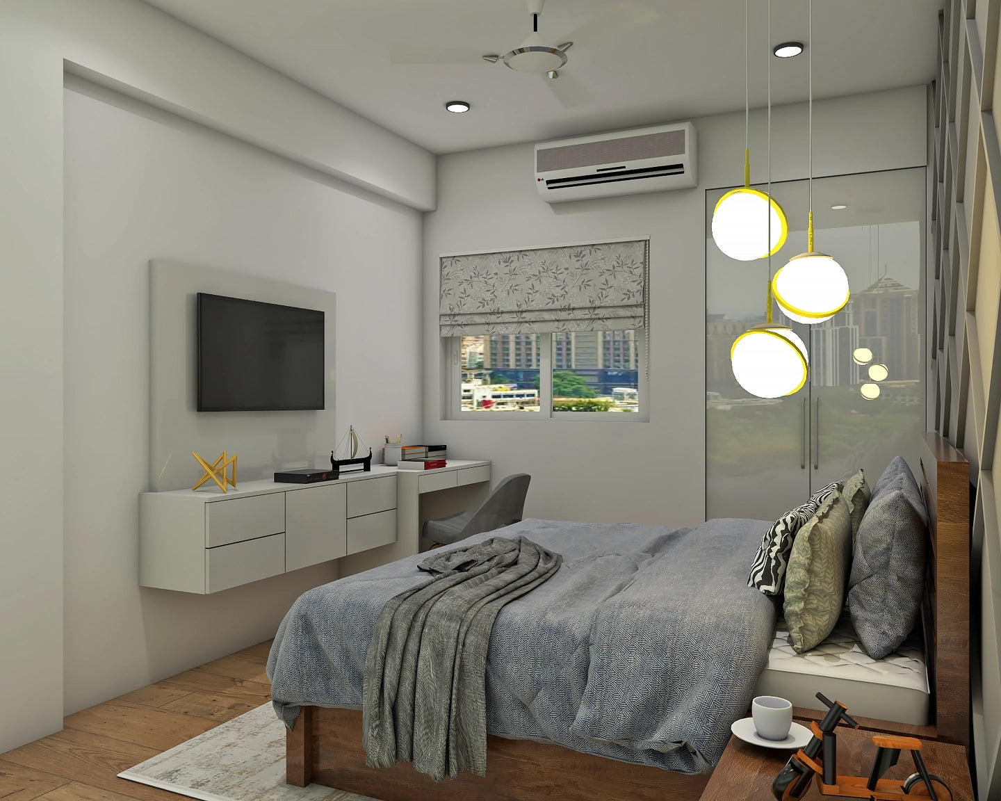 Compact Bedroom Setting