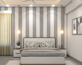 Compact Bedroom With Soothing Grey And White Colours