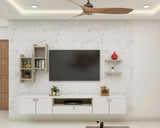 Contemporary Compact Living Room Design With Vibrant Interiors