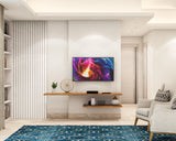 Compact Earthy Living Room Design With Pastel Interiors