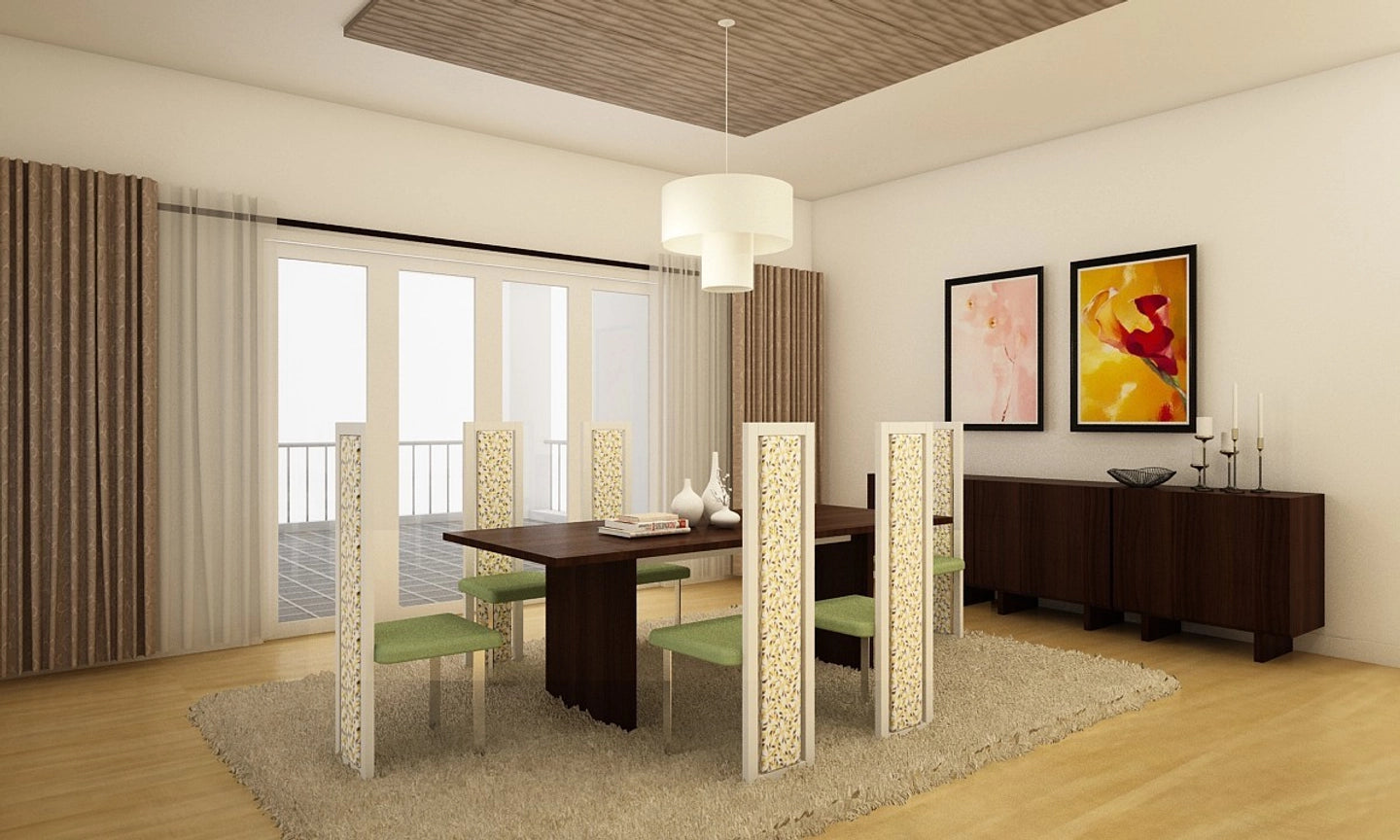 Classic Contemporary Dining Room
