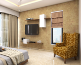 Compact Sized Modern Style Master Bedroom