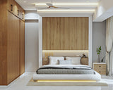 Compact Sized Modern Style Master Bedroom
