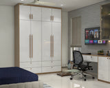 Contemporary And Spacious Guest Bedroom Design With Grey Interiors