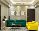 Compact Size Contemporary Style Living Room