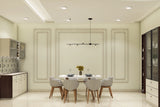 Classic Dining Room Design With Crockery Unit