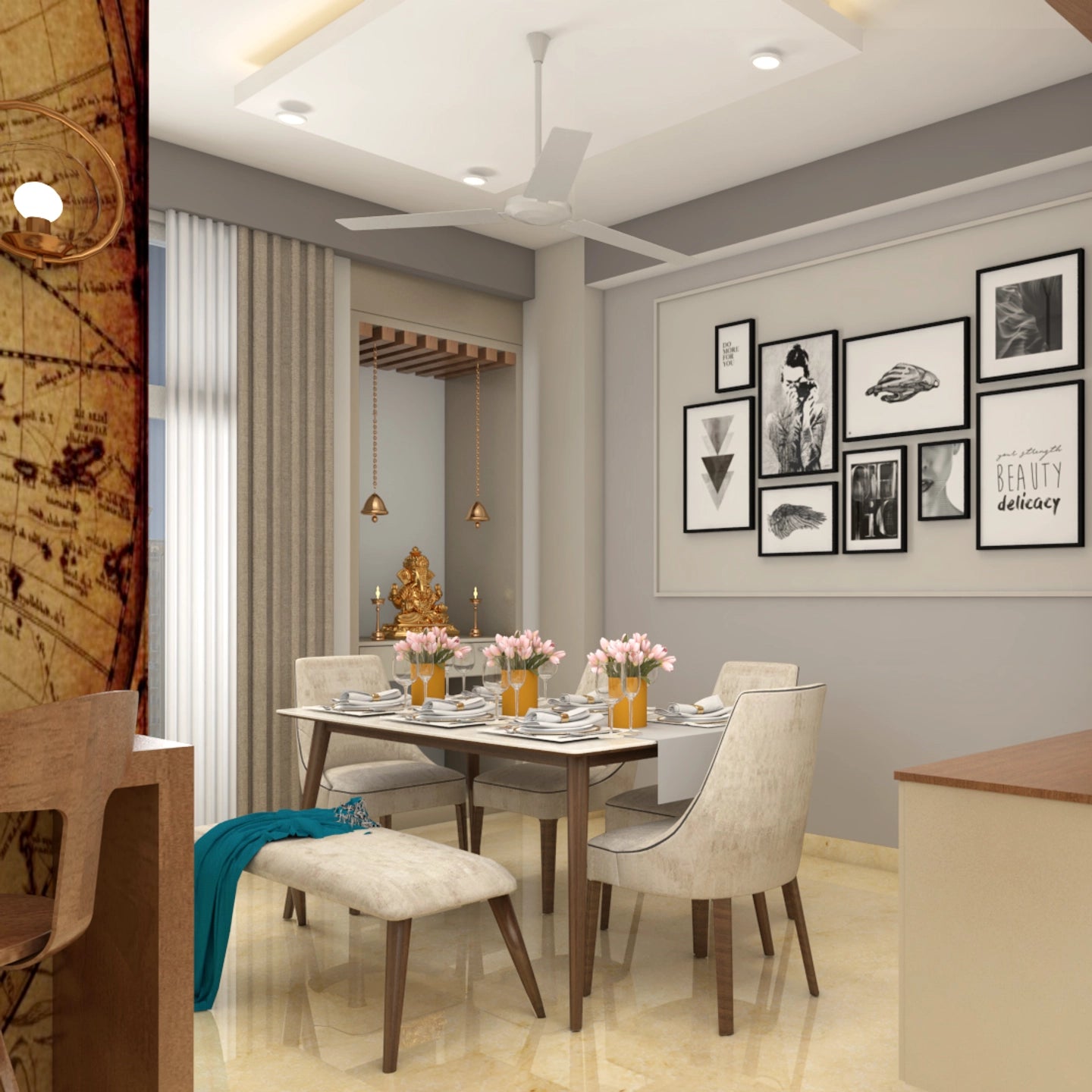 Contemporary Design Compact Dining Ideas