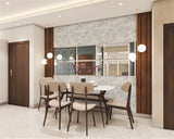 Compact 6-Seater Dining Room Design