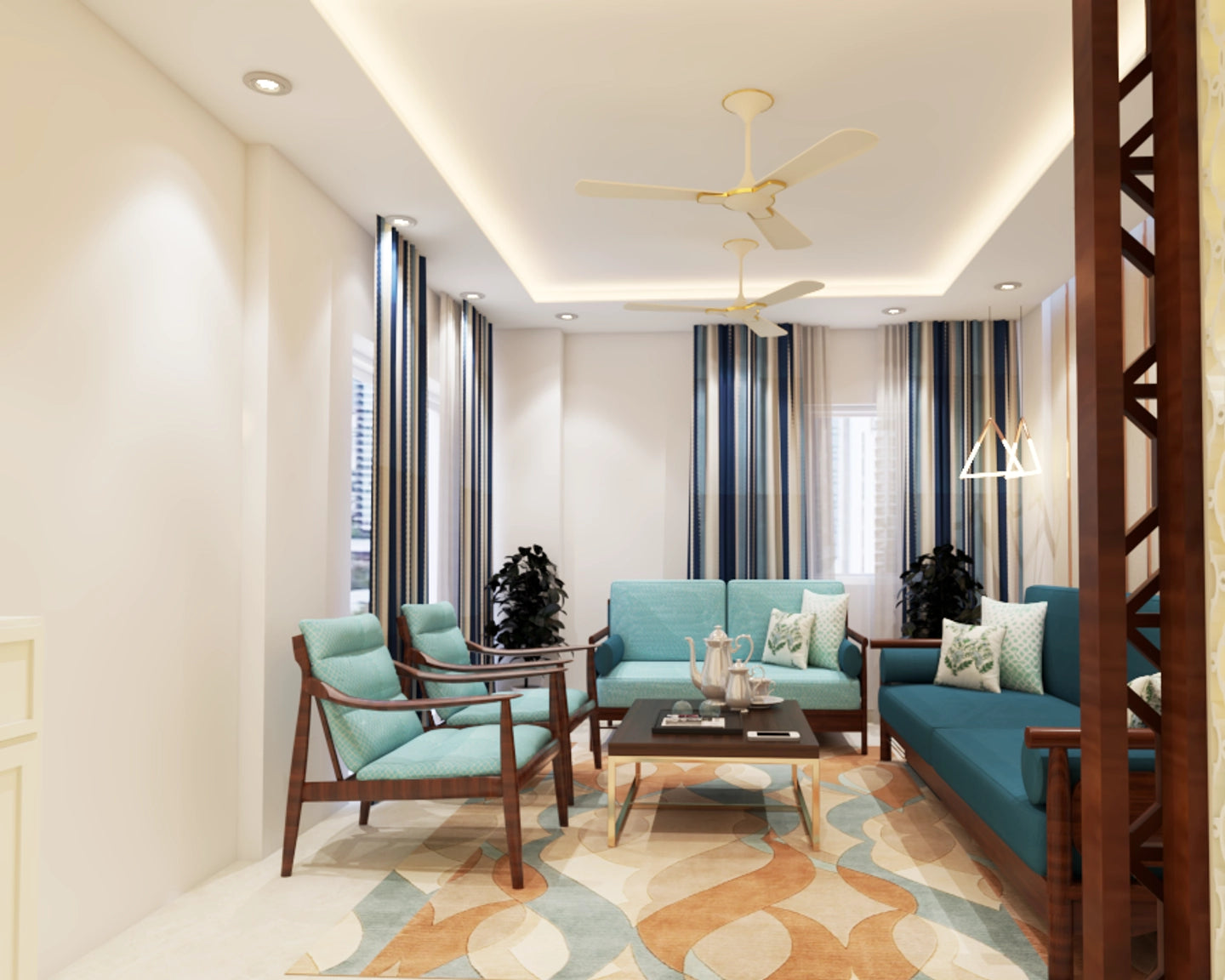 Compact Classic Living Room