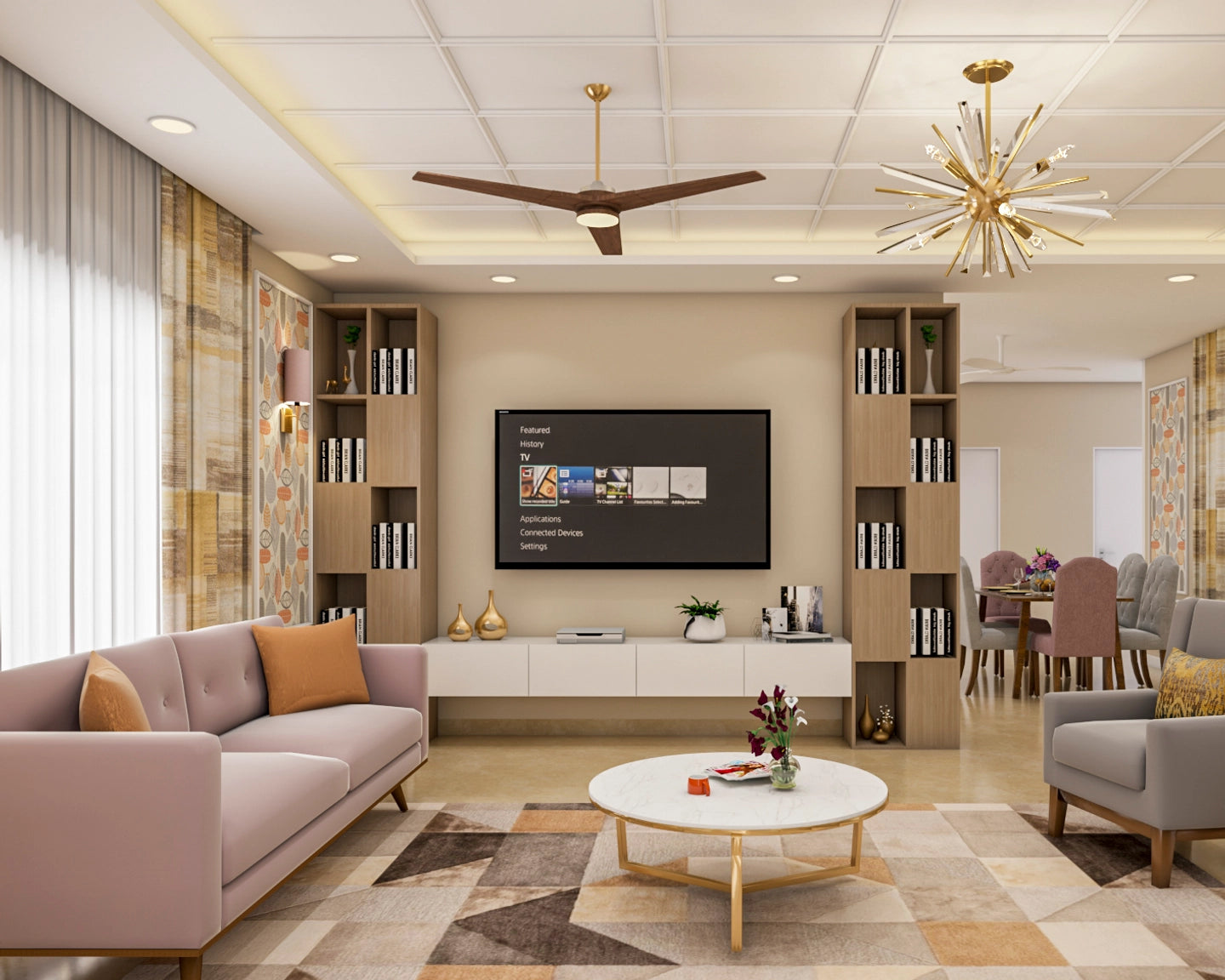 Classic Spacious Living Room