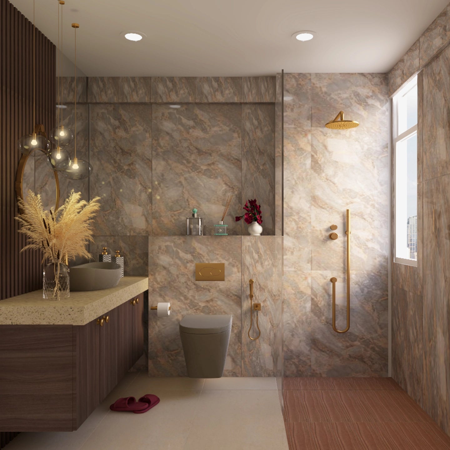 Classic Spacious Bathroom Design