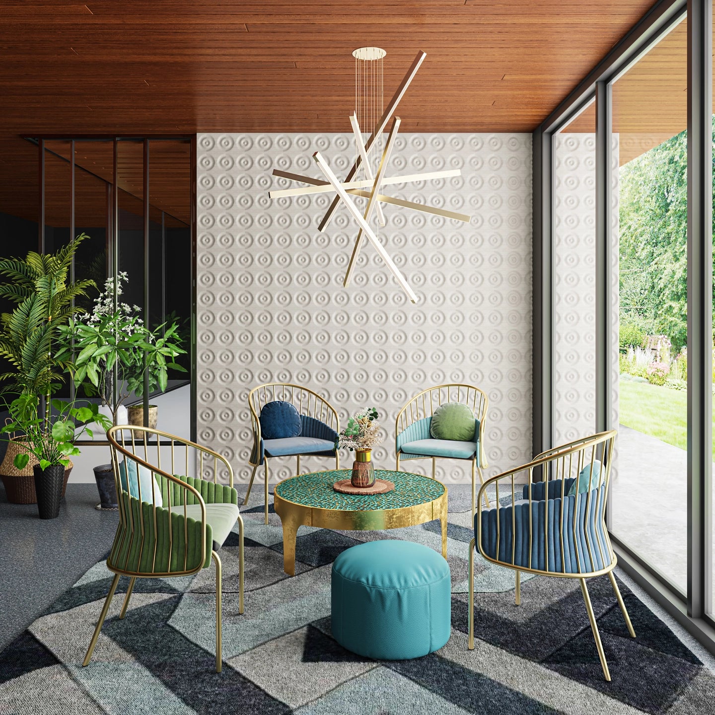 Coastal Themed Dining Room