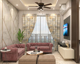 Compact Contemporary Style Living Room