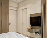 Compact Brown-Themed Guest Room Design