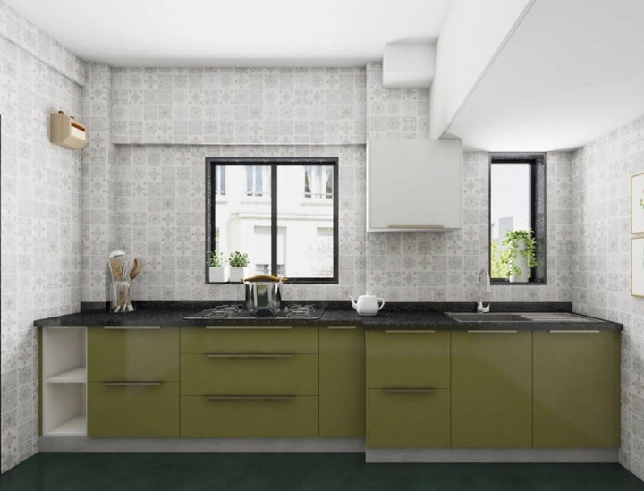 Compact Contemporary Kitchen