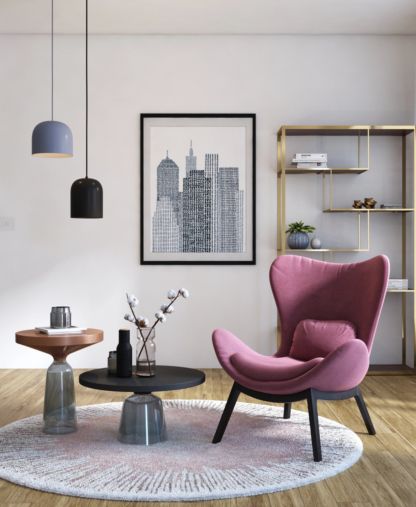 Compact Minimal Living Room For Reading Enthusiasts