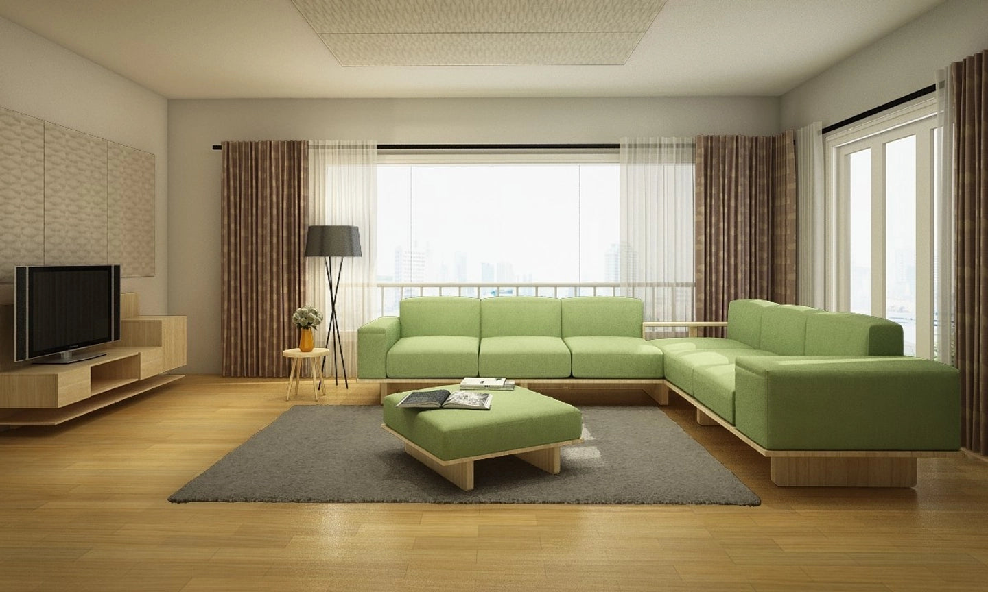Casual Contemporary Living Room