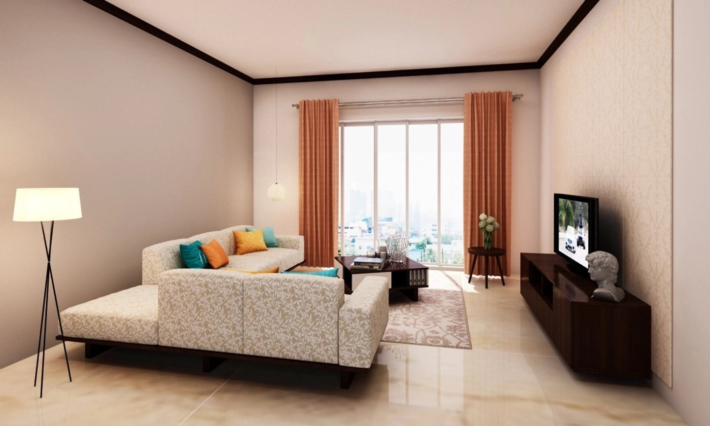 Contemporary Cluster Living Room