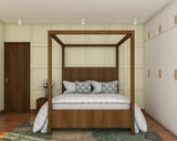 Traditional Style Compact Size Master Bedroom