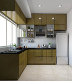 L-Shaped Contemporary Kitchen