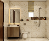 Small Classic Bathroom With Ample Storage