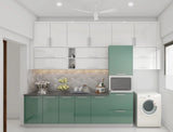 Dual-Tone Parallel Kitchen