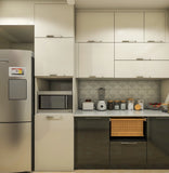 Parallel Dual-Toned Kitchen