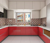 U-Shaped Modular Kitchen